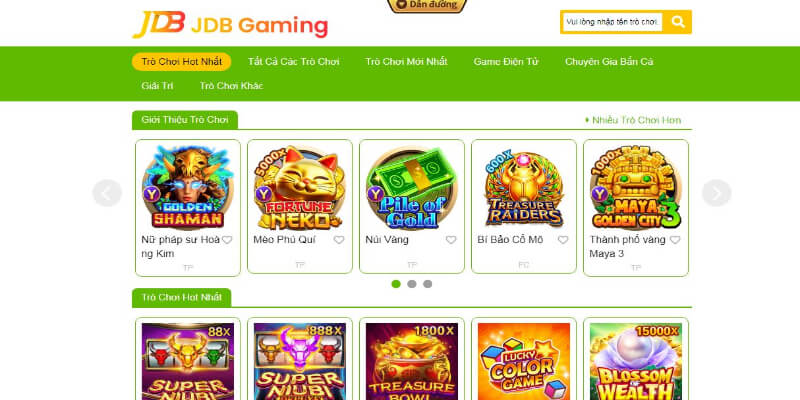 Hàng chục phiên bản slot được cung cấp 